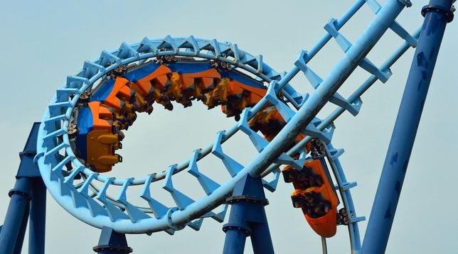 Roller coaster. (Shutterstock)