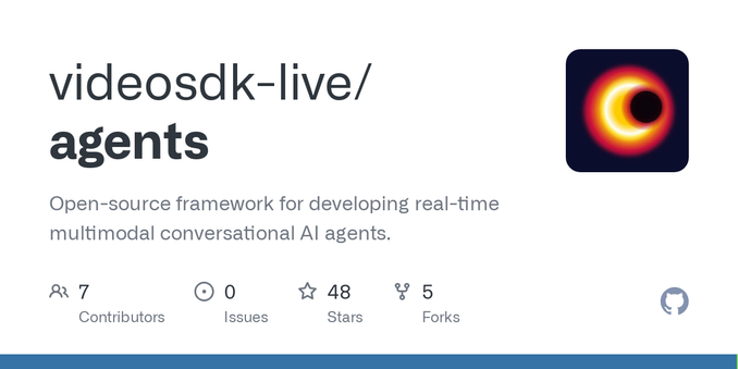 Open-source framework for developing real-time multimodal conversational AI agents. - videosdk-live/agents Open-source framework for developing real-time multimodal conversational AI agents. - videosdk-live/agents