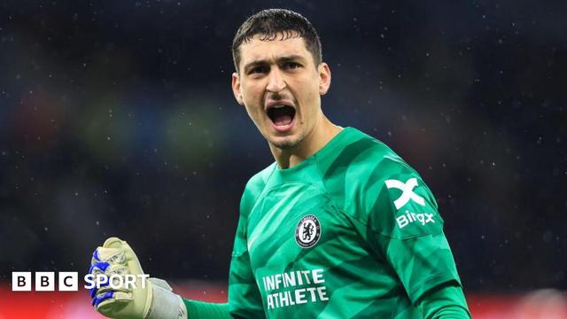 Djordje Petrovic celebrating a save