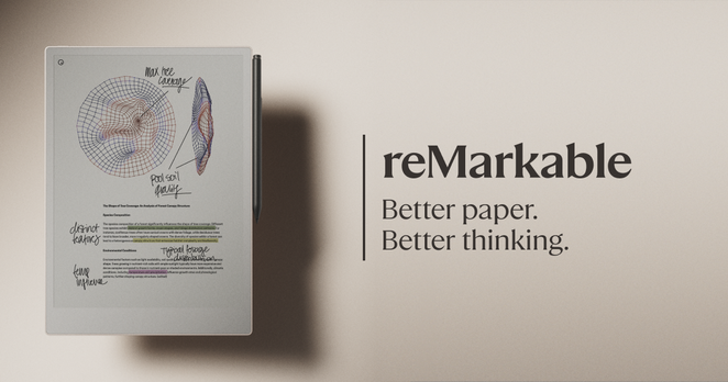 reMarkable - Better paper. Better thinking. reMarkable - Better paper. Better thinking.