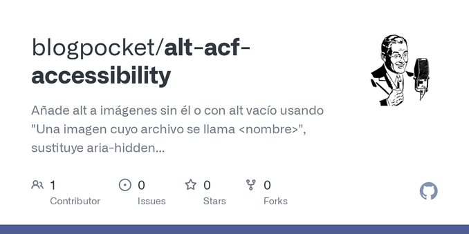 Añade alt a imágenes sin él o con alt vacío usando &quot;Una imagen cuyo archivo se llama &lt;nombre&gt;&quot;, sustituye aria-hidden en enlaces que envuelven imágenes por aria-label, y añade etiqu...
