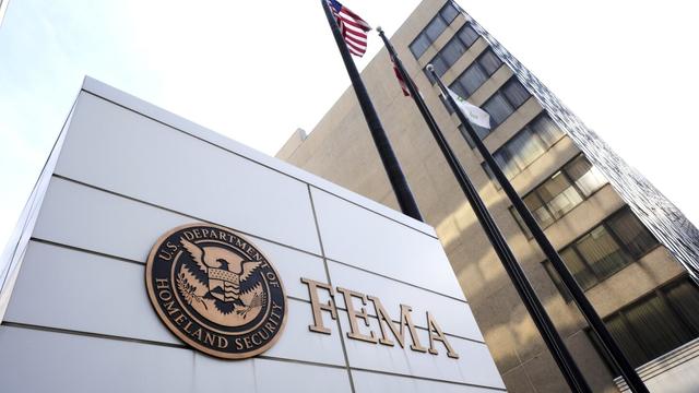 The Federal Emergency Management Agency headquarters is photographer in Washington, May 5, 2025. (AP Photo/Gene J. Puskar, File)
