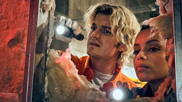 Joe Keery and Georgina Campbell in "Cold Storage"