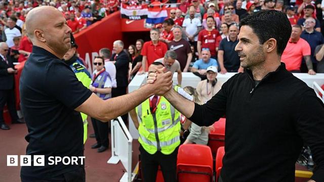 Arne Slot and Mikel Arteta