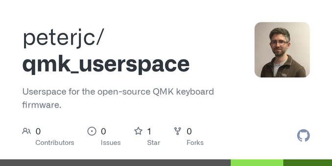 Userspace for the open-source QMK keyboard firmware. - peterjc/qmk_userspace