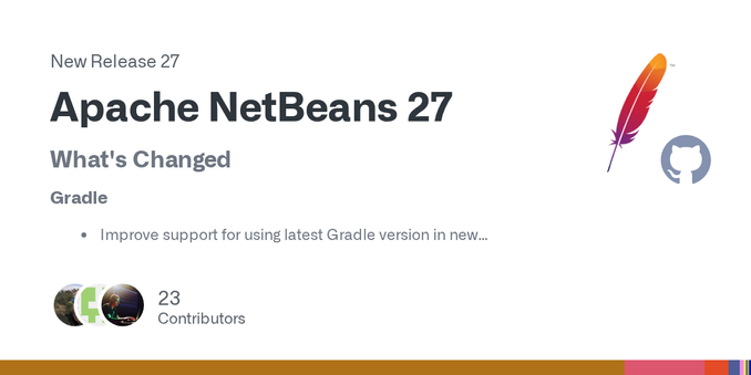 What's Changed
Gradle

Improve support for using latest Gradle version in new projects. by @neilcsmith-net in #8606
Gradle 9 compatibility fixes by @mbien in #8703
Do not introspect static properti...