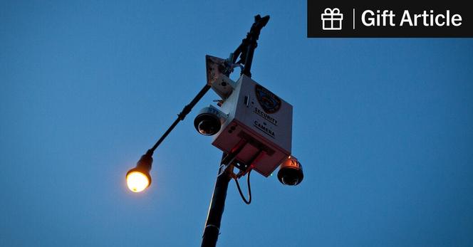 Police surveillance cameras, like this one in Fort Greene, Brooklyn, have become ubiquitous in New York City.