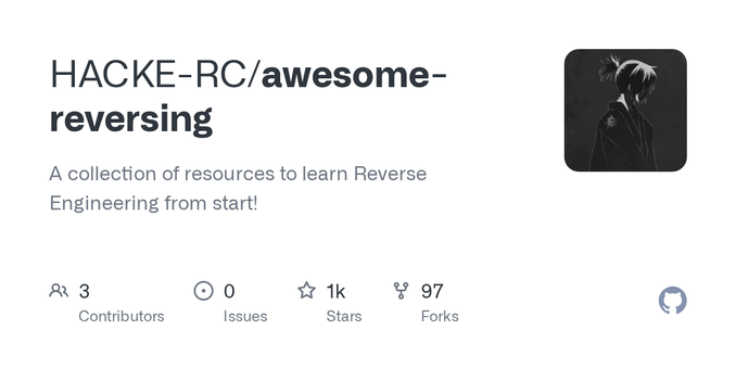 A collection of resources to learn Reverse Engineering from start! - HACKE-RC/awesome-reversing