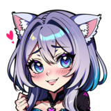 :catgirl_grey_blush:
