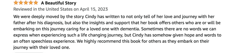 5 star review of Finding the Right Words.