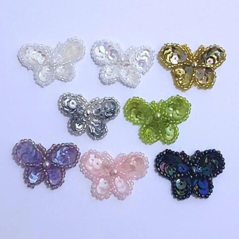 Butterfly Sequin Motifs from sequinworld.co.uk