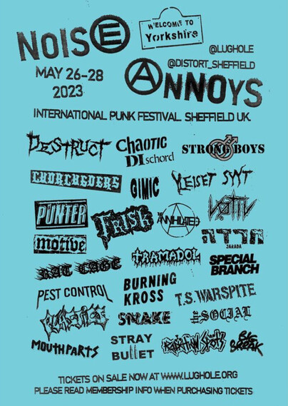 Noise Annoys, Lughole, Sheffield
