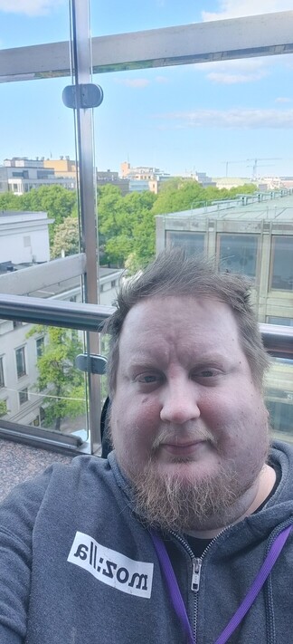 A selfie of me taken at the rooftops of Helsinki