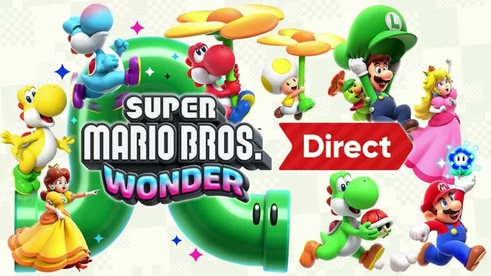Nintendo's key art for the Super Mario Bros. Wonder Direct stream