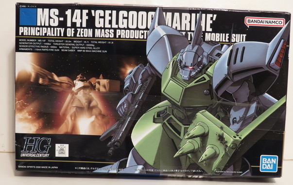 This is the last addition to the Anime collection for September, the HGUC Gelgoog Marine kit is a cool looking Kit.

