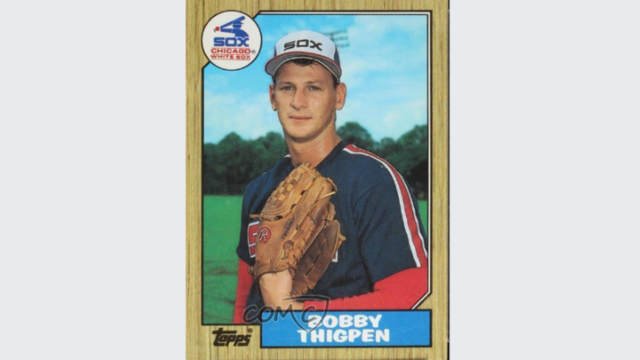 Topps Bobby Thigpen rookie card