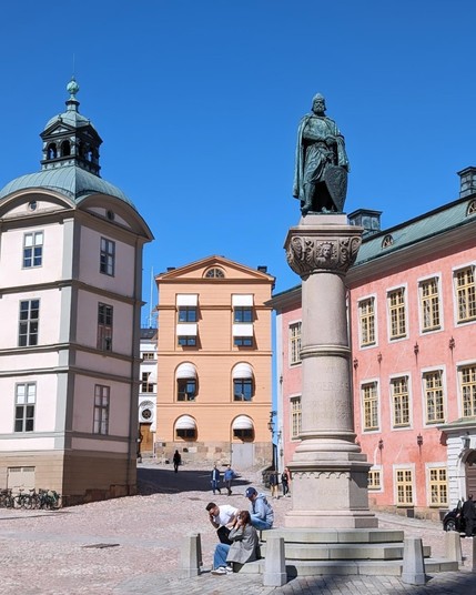 Birger Jarls torg, with statue of Birger Jarl, founder of Stockholm