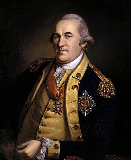 1780 portrait of Baron von Steuben