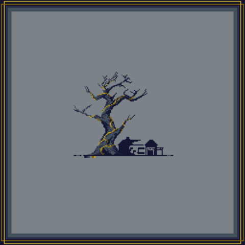 Image of a big magicky looking tree overshadowing a single story house.
