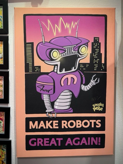 Poster of a robot 