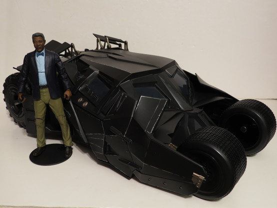 Finally have the McFarlane Toys Gold Label Bat Tumbler and Lucius Fox figure so down to waiting for Target to ship my Batman Animated Series Batmoble next week!

