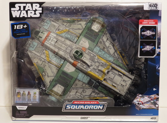 Ordered this on Sunday, now have it in Hand and now to try and find the Phantom Shuttle to complete the Ghost and complete the Ghost Crew since that Shuttle has Ezra and Chopper Mini Figures.

Another large ship to find a parking spot for.

