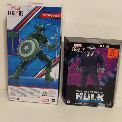 The Super Adaptoid and Joe Fix It added to the collection.


I think at this point for the rest of the year I will be focused on collecting Marvel Legends finding there are so many of those on sale or discounted pretty often that waiting patiently for them to go on sale works out very well.

