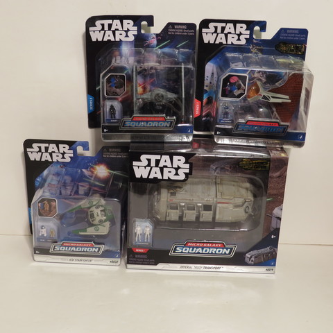 A nice haul of Star Wars Micro Galaxy Squadron thanks to my friend finding these at ROSS and these are very cool little ships to me and are the perfect size scale to me.

Found I've been in favor of having more of this size scale ships in my collection than having larger vehicles that are scaled for 3