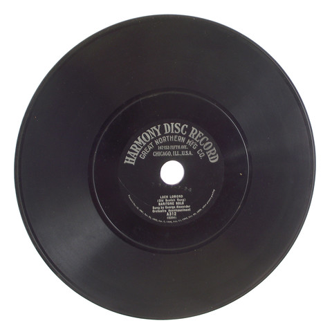 Harmony Disc Record with the title 'Loch Lomond / O Star of Eve' (A312) (10-inch, double-sided) (c. 1907-1912)