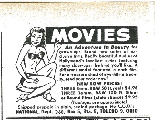 Scanned print ad with the text 