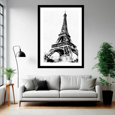 Eiffel Tower Framed Painting 