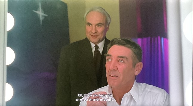 windom earle to r lee ermey: “oh, i think you had quite an effect on a lot of people.”