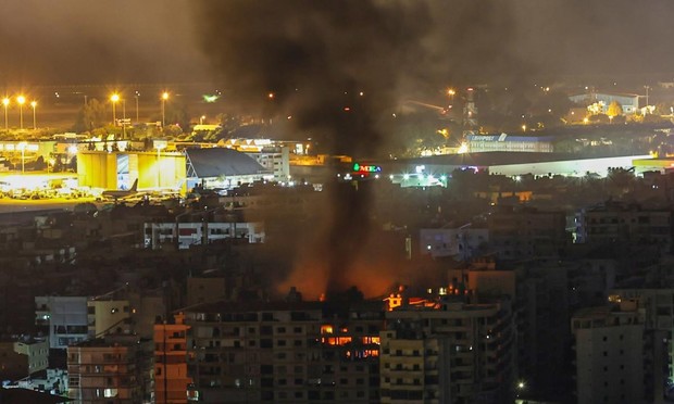 Bombardeos de Israel sobre Beirut (Anadolu via Getty Images)