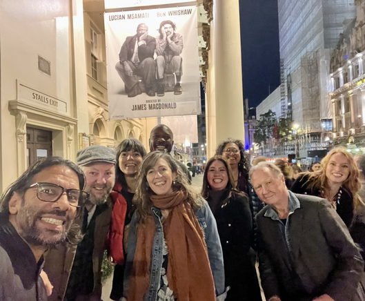 Me, far left, and some friends about to have our minds blow, pre show. 