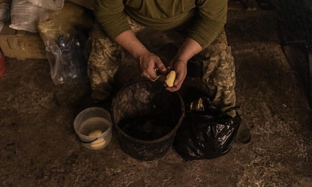 Military mobility of Ukrainian army continues in Donetsk Oblast. (Anadolu via Getty Images)