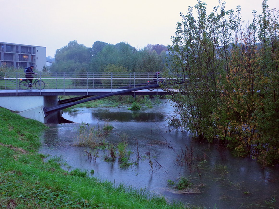 bridge with bikes