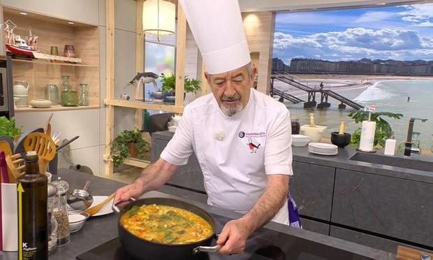 Karlos Arguiñano, en su programa de Antena 3. ()