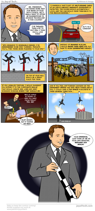 Elon Musk being a Nazi.