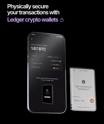 Ledger hardware self-custody wallet
