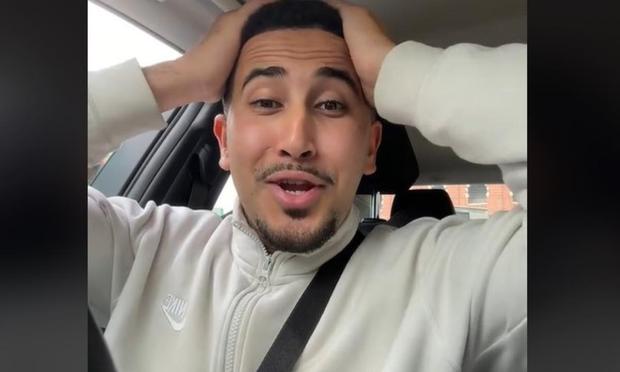 Un momento de la publicación de @elmorocatalan. (TIKTOK / @elmorocatalan)