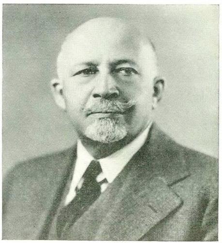 A photo of W.E.B. Dubois with a quote attributed to him. 

"We should measure the prosperity of a nation not by the number of millionaires, but by the absence of poverty, the prevalence of health, the efficiency of the public schools, and the number of people who can and do read worthwhile books."
