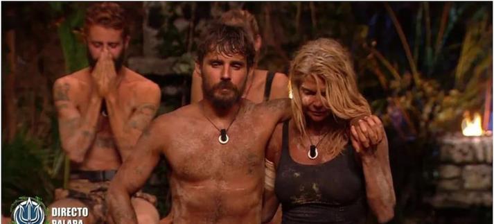 Manuel González y Makoke se disputan la expulsión en 'Supervivientes'. / Mediaset