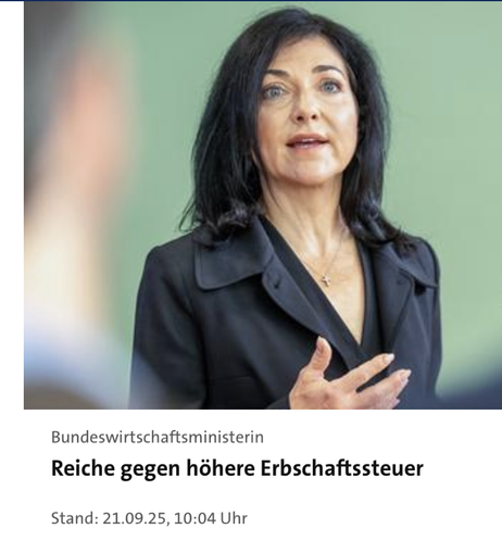 "Reiche gegen höhere Erbschaftssteuer"