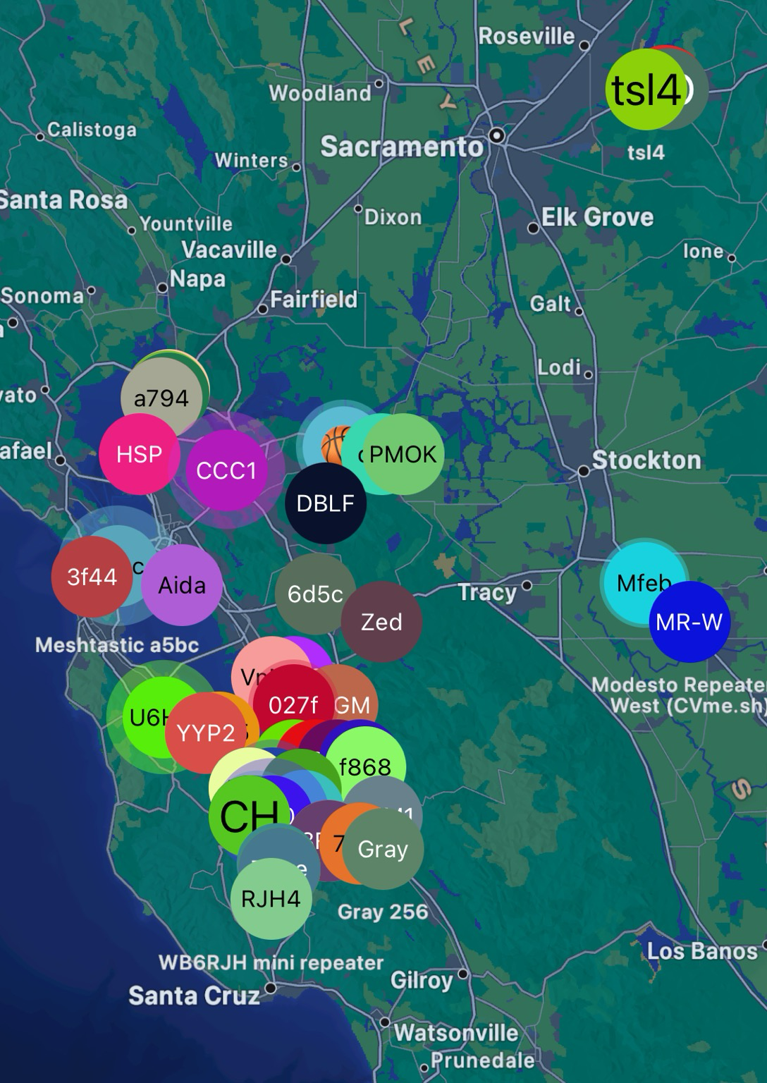 Meshtastic map