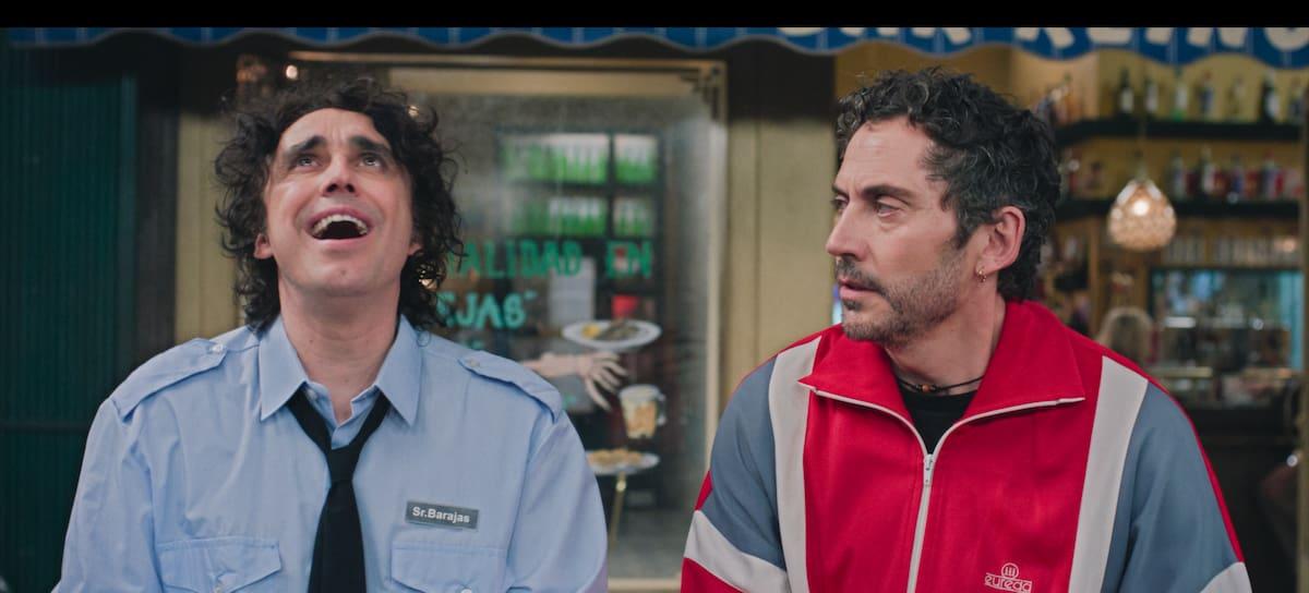 Canco Rodríguez y Paco León en 'Aída y vuelta'. / Sony / Sony