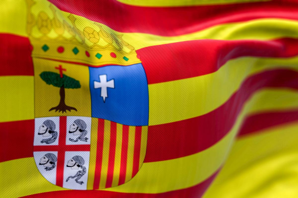 Bandera de Aragón, en una imagen de archivo. (Getty Images)
