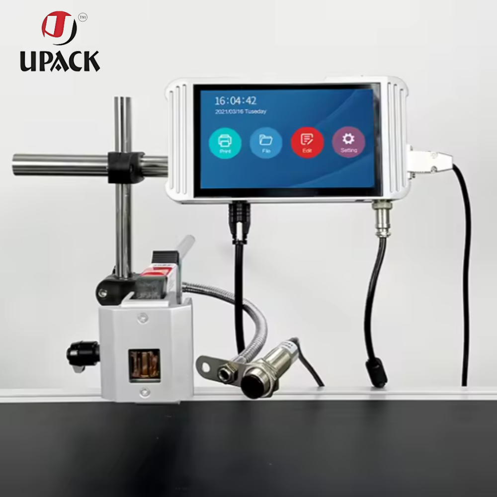 Ink Jet Conveyor Date Coding Machine – 8" Touch Screen Continuous Inkjet Printer