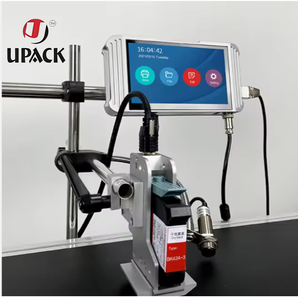 Ink Jet Conveyor Date Coding Machine – 8" Touch Screen Continuous Inkjet Printer