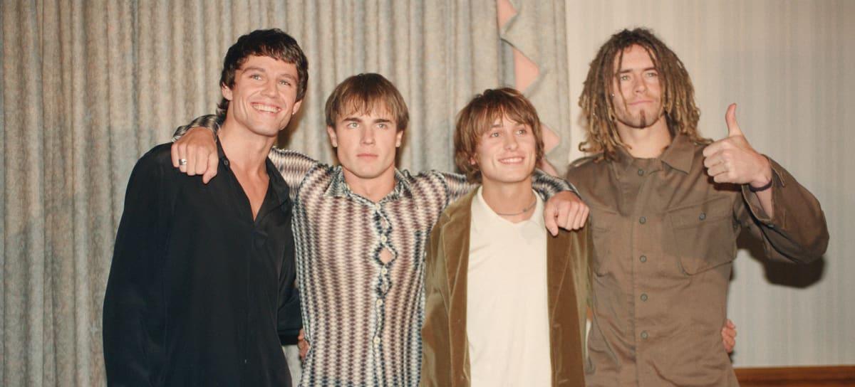 Take That, el día en que anunciaron su separación en rueda de prensa. / Mirrorpix