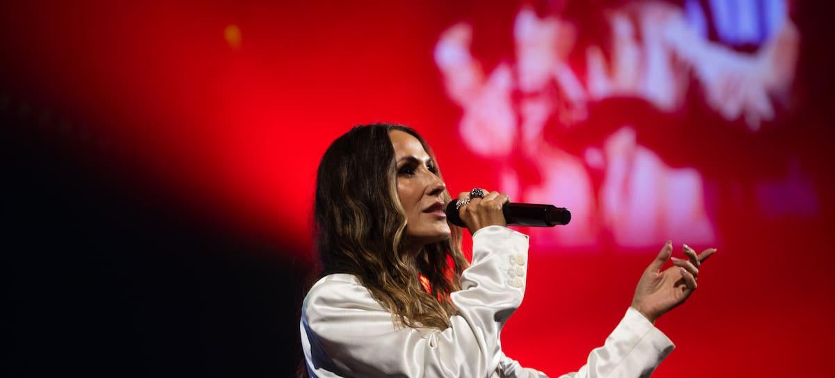 Malú en el concierto homenaje a Nino Bravo, día en que se inauguró el recinto Roig Arena de Valencia, 6 de septiembre de 2025. / Europa Press News